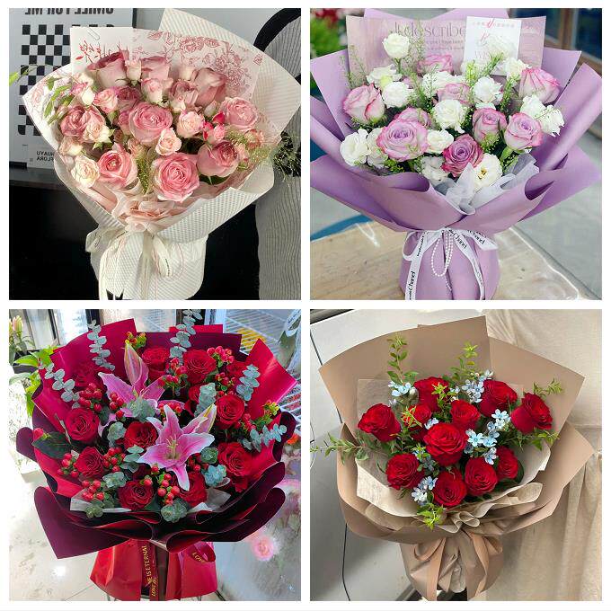 99朵玫瑰花束妇女节向日葵生日鲜花上海市奉贤海港综合经济开发区