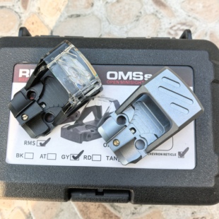 RMS可调红点oms全息望远镜高清金属抗震摆件模型挂墙弹弓玩具