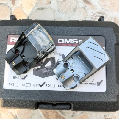 RMS可调红点oms全息望远镜高清金属抗震摆件模型挂墙弹弓玩具