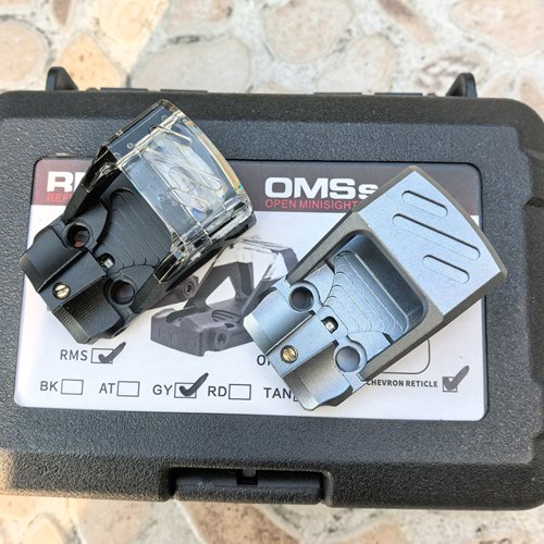 RMS可调红点oms全息望远镜高清金属抗震摆件模型挂墙弹弓玩具