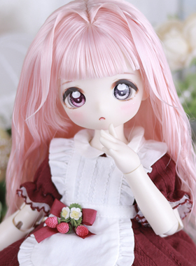 Eden造物间  刘海螳螂窝bjd假发3分小3分四分造型发手改毛造型毛