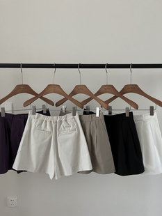 HYGGE  简约净版宽松显瘦松紧腰休闲短裤