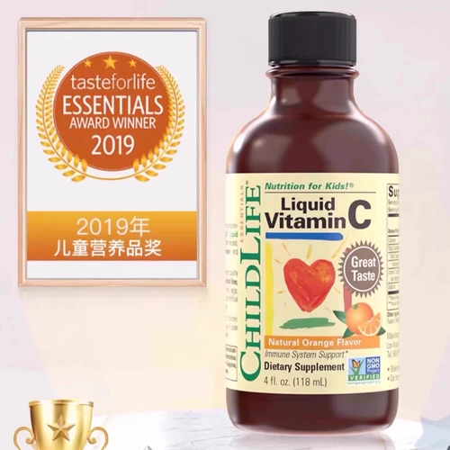 Американское детство ChildLife Дети Младенец Ребенок Витамин C Жидкость VC Сопротивление Многомерный иммунитет