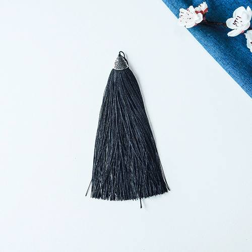 Шелковая плетеная металлическая китайская шпилька с кисточками ручной работы, связать своими руками