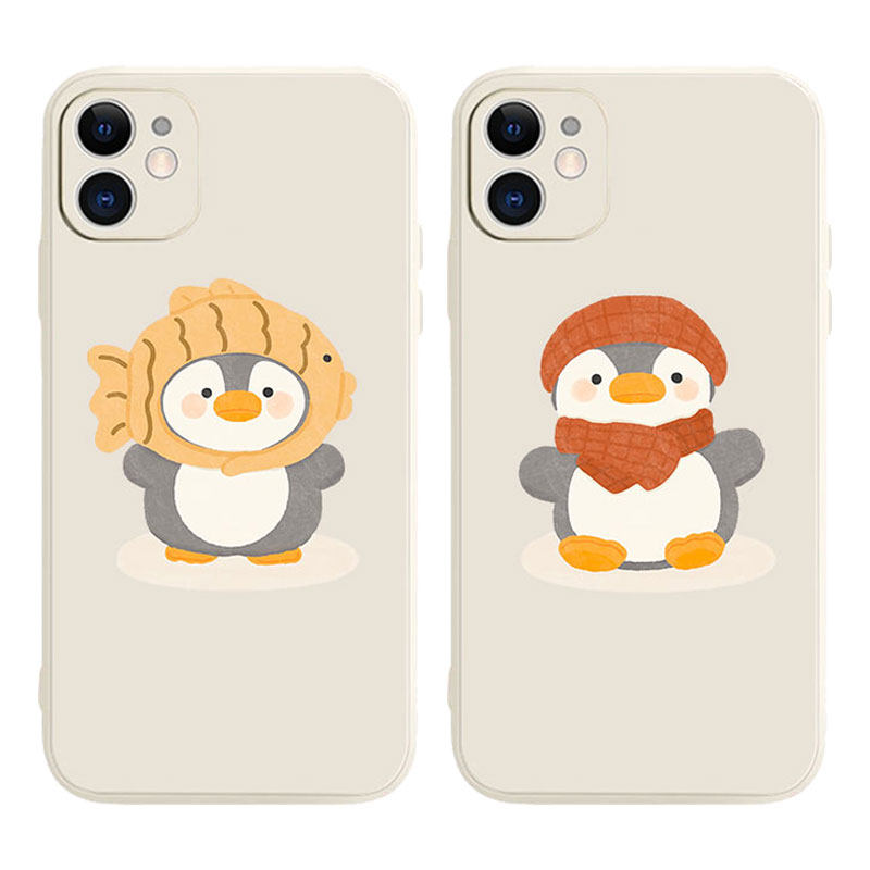 可爱小企鹅简约手机壳