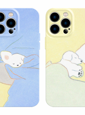 适用iPhone17promax苹果16手机壳15情侣14小狗13可爱12华为mate70荣耀Pura80小米vivox200一加opporeno软nova