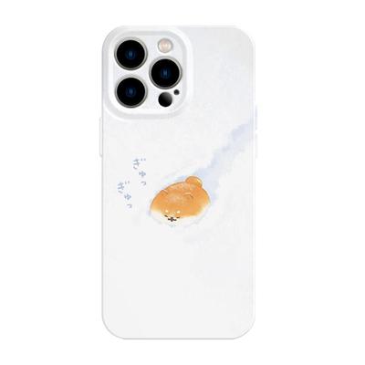雪地柴犬手机壳适用iPhone16promax苹果15菲林14可爱13软17华为mate60荣耀Pura70小米vivox200一加opporeno12