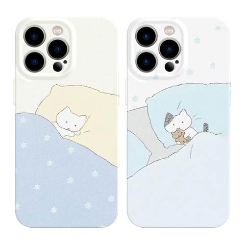 异床同梦~可爱情侣手机壳