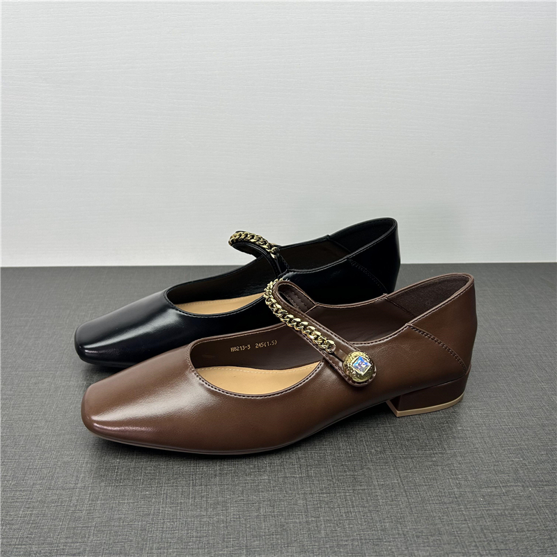 39码专柜撤柜断码处理女鞋春季韩版百搭舒适一字带浅口时装单鞋女