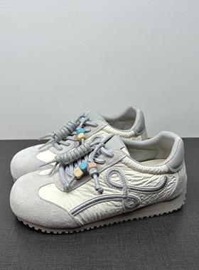 35 36 38码撤柜处理真皮德训鞋2025新款百搭舒适磨砂皮特价低帮鞋