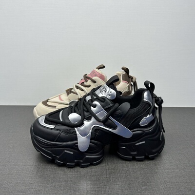 37 38 39品牌撤柜处理老爹鞋女春秋小个子增高6cm时尚休闲低帮鞋