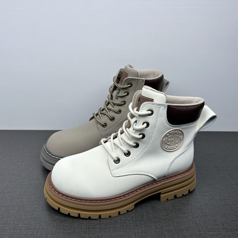 34 35 36撤柜处理真皮女靴2025新款秋冬短筒英伦风短靴秋款马丁靴