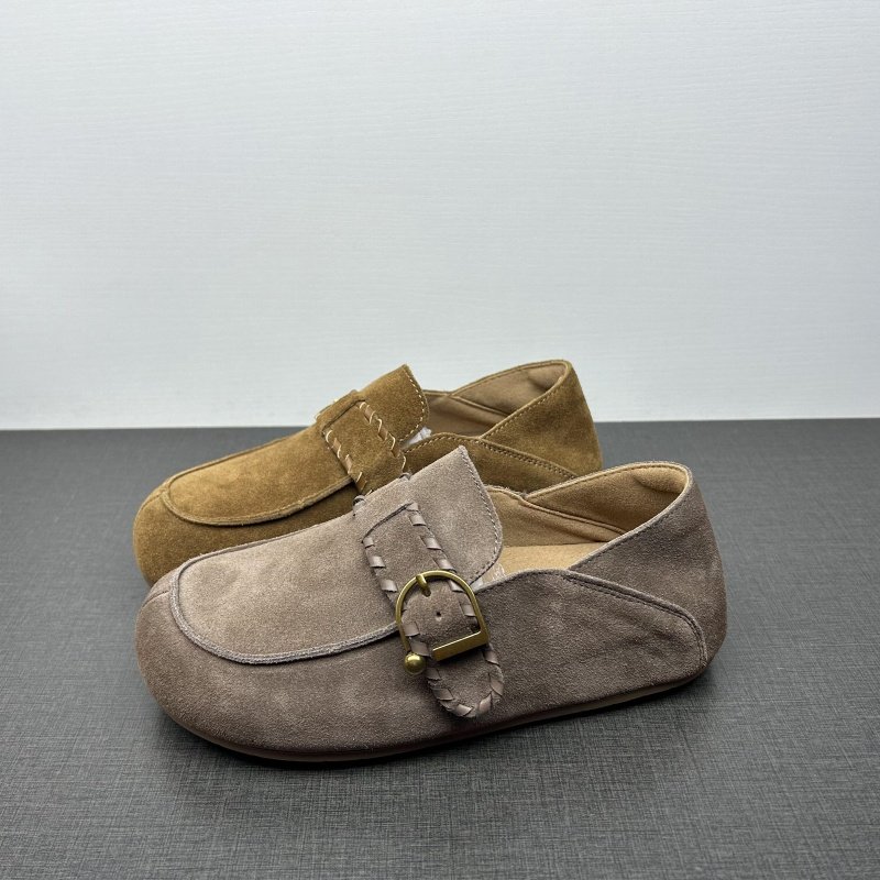 专柜断码处理真皮自留款乐福鞋女2025新款百搭舒适金属扣勃肯单鞋,女鞋,浅口单鞋,淘宝优惠券,粉丝福利购,淘宝优惠卷