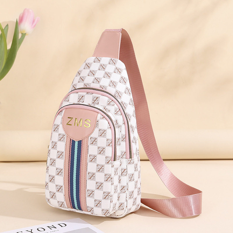 女士胸包潮2023新款韩版百搭pu软皮斜跨胸前包休闲轻便旅行小背包,箱包皮具/热销女包/男包,胸包,淘宝优惠券,粉丝福利购,淘宝优惠卷