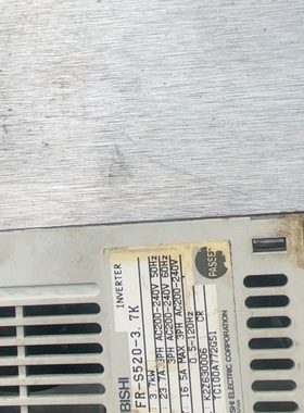 议价 三菱FR-S520E-3.7K+220v+3.7kw拆机变频