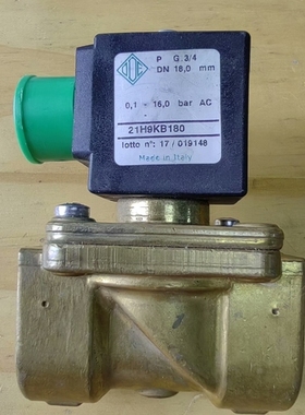 议价 21H9KB180意大利ODE两通电磁阀实物拍摄，无包装，成