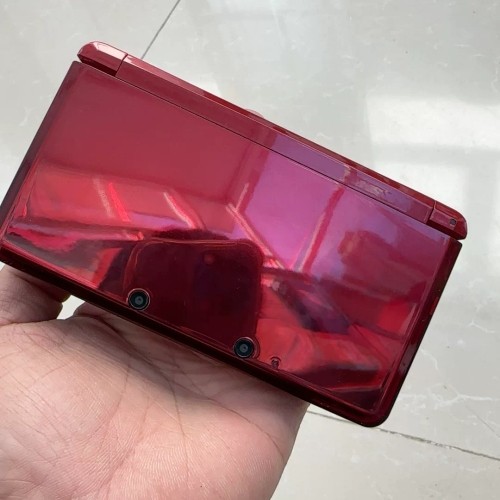 议价 日版任天堂3DS游戏机红色 老小三