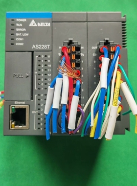议价 台达PLC，型号AS228T-A，功能完好，成色如图，每个2