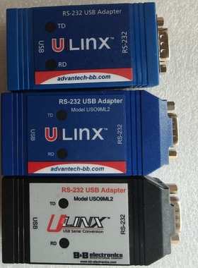 议价 ULINX RS-232 USB转换器，型号USO9ML2/