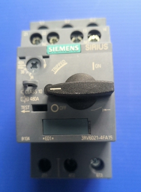 议价 西门子马达保护开关3RV6021-4FA15工程余货实物拍摄