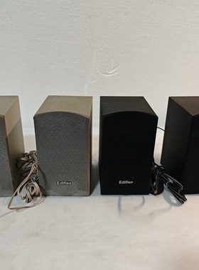 议价 漫步者Edifier 卫星音箱两对，一对黑色，一对银色。无源