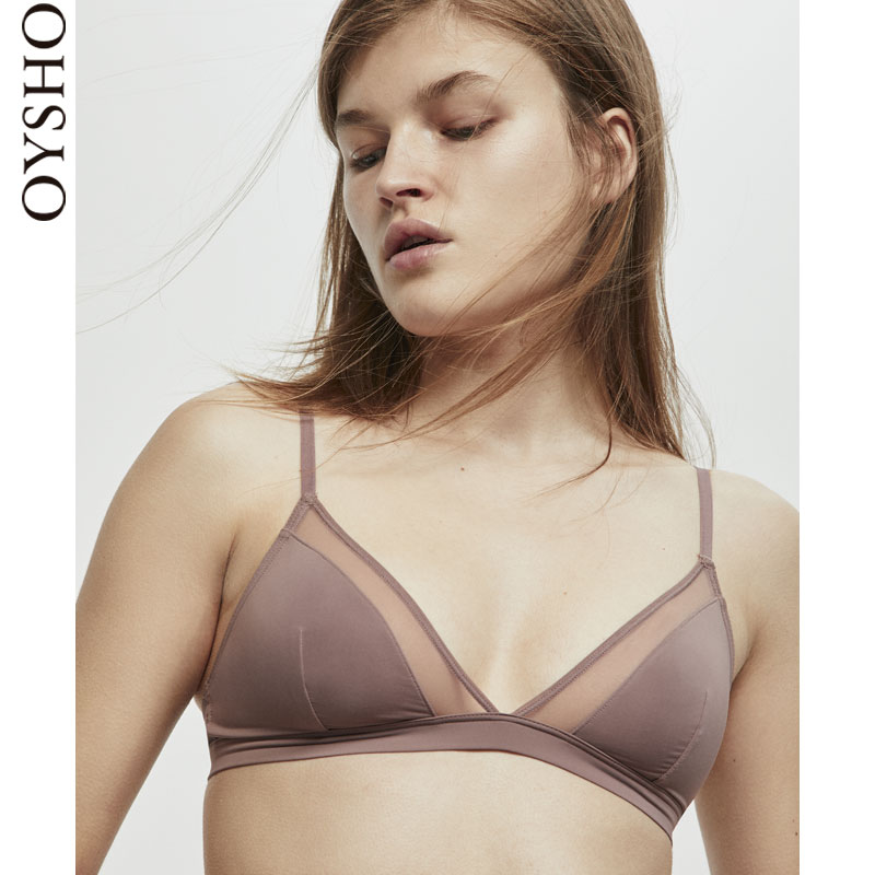 Oysho Çá±¡Ï¸ÎÆÍøÉ´×°ÊÎÈ«ÕÖ±ÎÞ²åÆ¬ÎÞ¸ÖȦÈý½ÇÎÄÐØ 30153256948