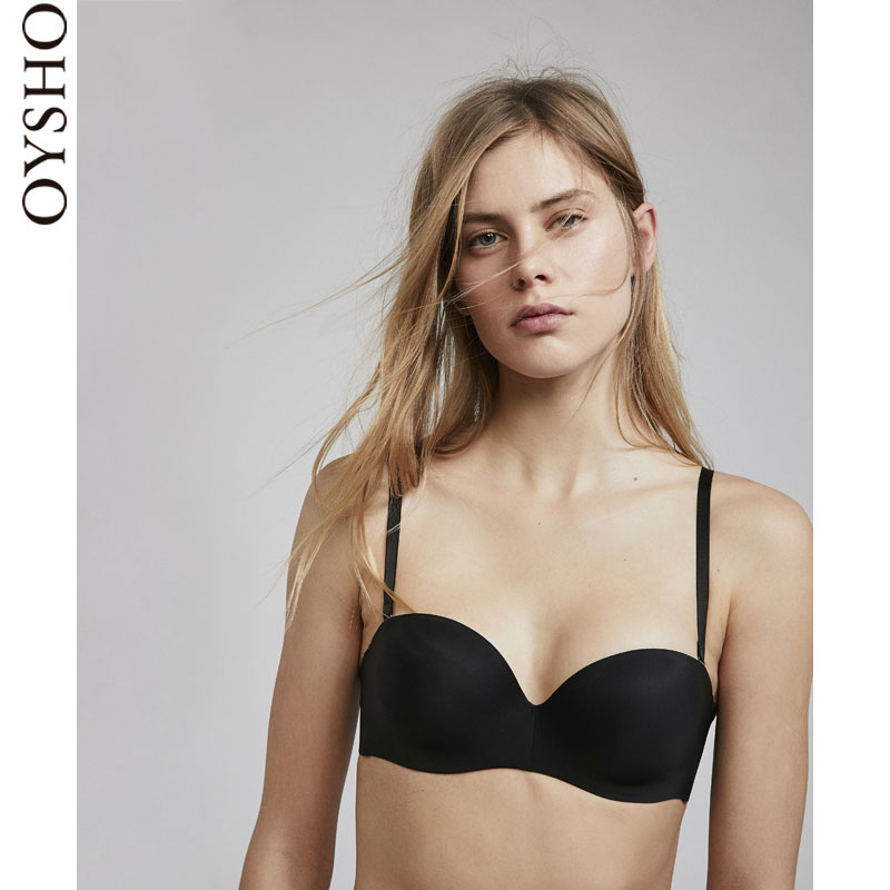 Oysho ¿É²ðʽ¼ç´øÎÞ²åÆ¬VÐÍÓиÖȦÎÄÐØÄÚÒÂÅ® 30122256800