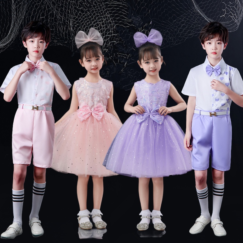 六一儿童纱裙蓬蓬裙演出服合唱服