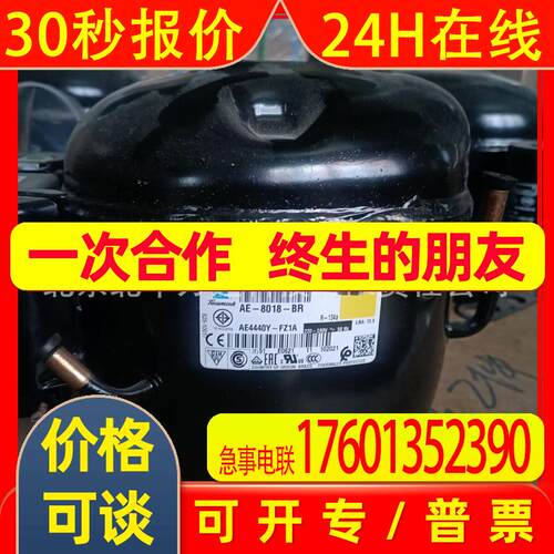 AE4440Y-FZ1A 压缩机R134A  220V-240V制冷压缩机AE4440Y-FZ1A