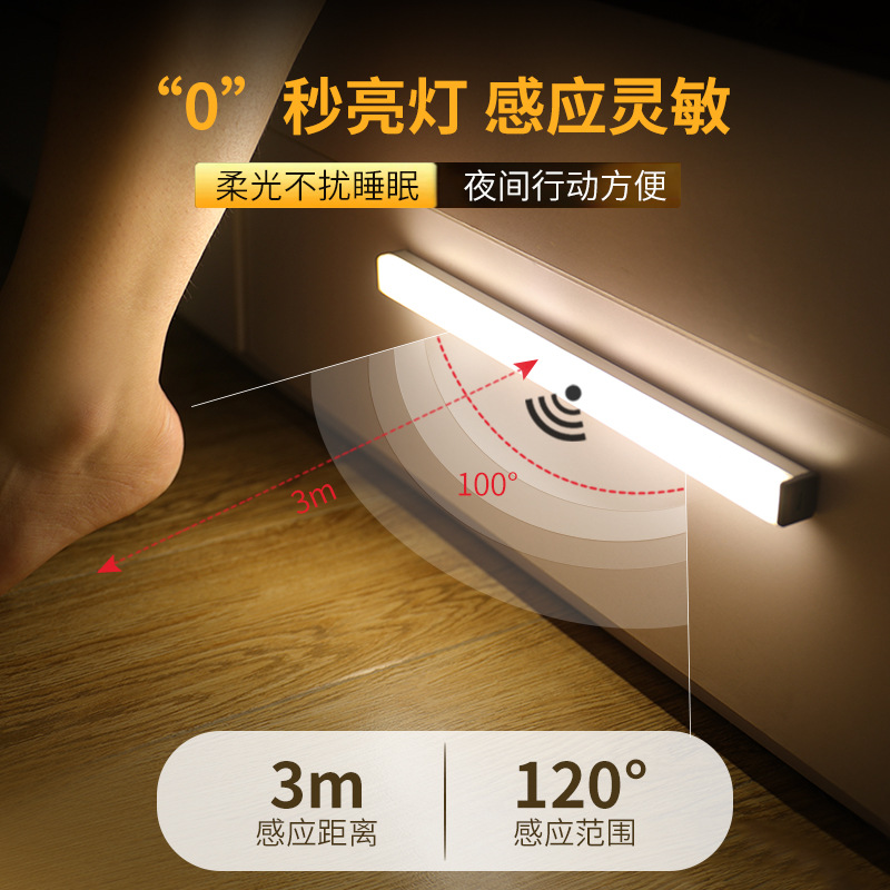 智能人体感应小夜灯免布线