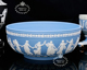 绝版 珍藏Wedgwood 1956玉石浮雕跳舞女神陶瓷花盆迎宾大缽聚宝盆