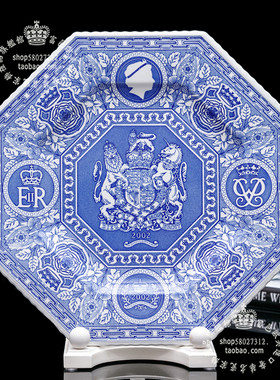 Spode斯波德青花陶瓷盘挂盘坐盘
