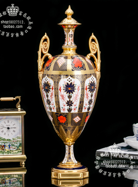皇冠德比伊万里骨瓷玄关欧式摆件