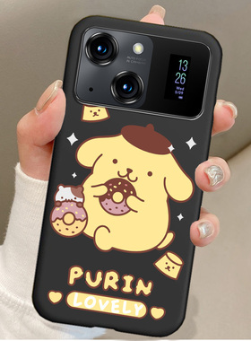 适用于百事乐L19pro布丁狗手机壳LeBest L202206趣味卡通动漫手机套可爱男女情侣玉桂狗全包液态防摔保护套