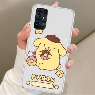 适用于中兴远航10布丁狗手机壳ZTE 7530N趣味卡通手机套远航10可爱男女情侣玉桂狗全包液态防摔保护套