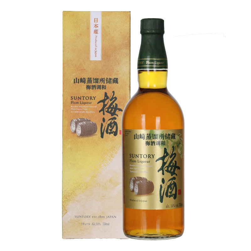 SUNTORY正品行货三得利梅酒山崎蒸馏所贮藏梅子酒微醺日本750ml