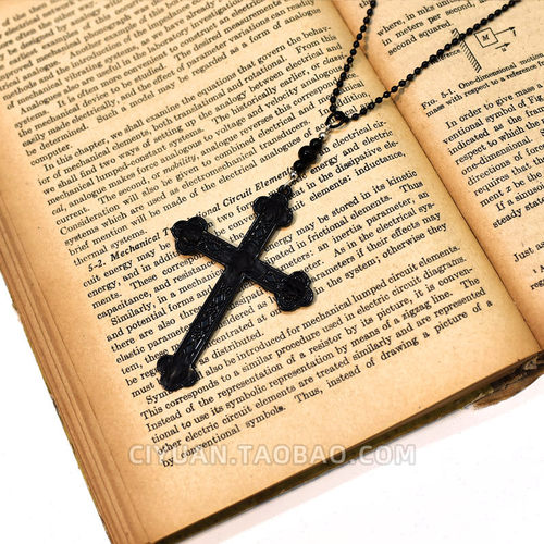 十字架项链项圈choker亚文化