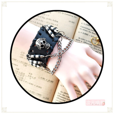 taobao agent Bracelet, wristband, chain, Lolita style, halloween, punk style