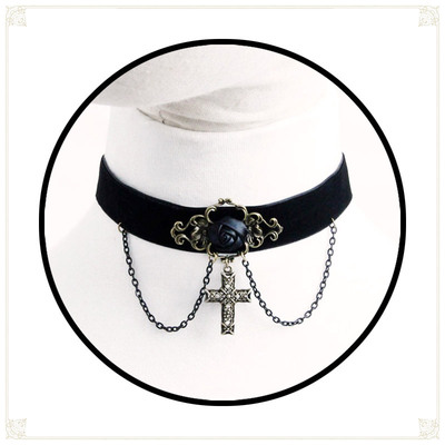 taobao agent Retro choker, necklace, accessory, Lolita style, punk style