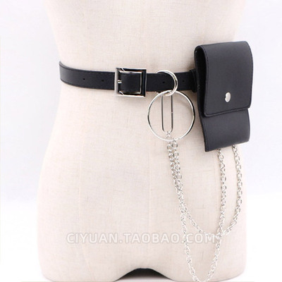 taobao agent Belt bag, small bag, bag accessory, Lolita style, punk style, cosplay