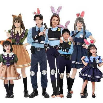 疯狂动物城兔子警官judy朱迪cosplay漫展动漫成人演出服装女表演