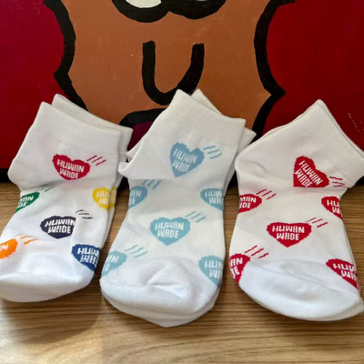 HUMANMADE21SS爱心短筒袜