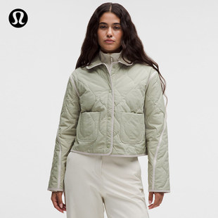 Wave-Quilt 女士波浪绗缝带夹层衬衫式外套丨lululemon丨LW3KA9S
