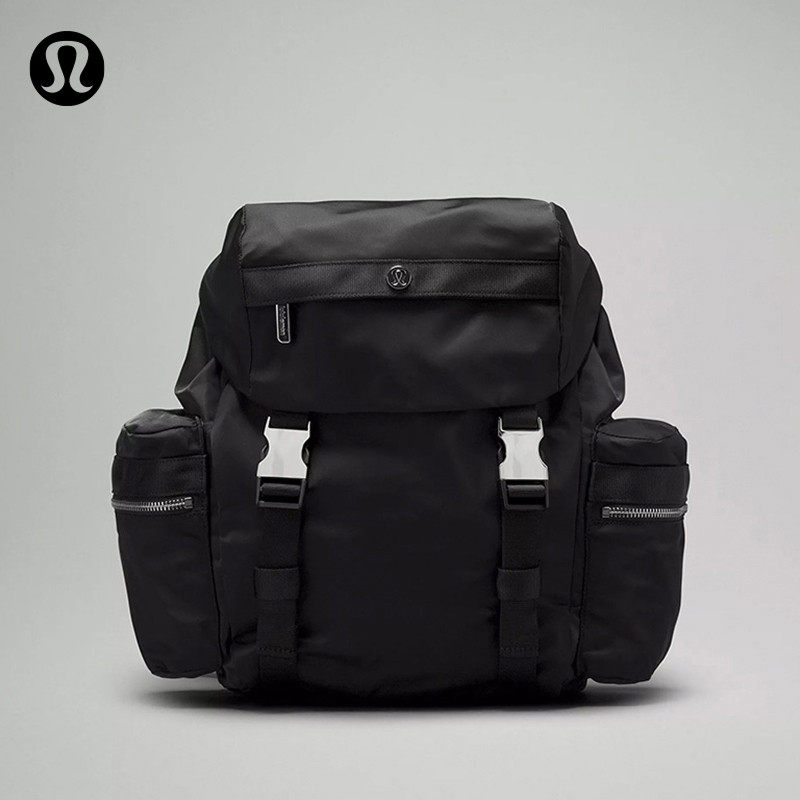 lululemon Wunderlust浅驼色双肩包 Mini款防水日常适用 背囊LU9B - 实物图