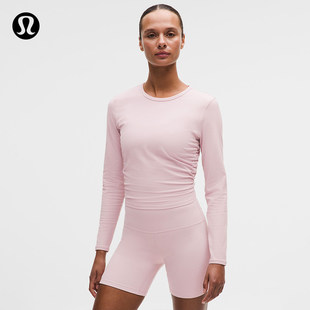 All It Takes女士运动 T 恤*罗纹Nulu?芯吸丨lululemon丨LW3GK5S