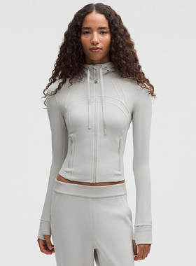 Define 女士短款连帽夹克 *Nulu 芯吸丨lululemon丨LW3IYVS