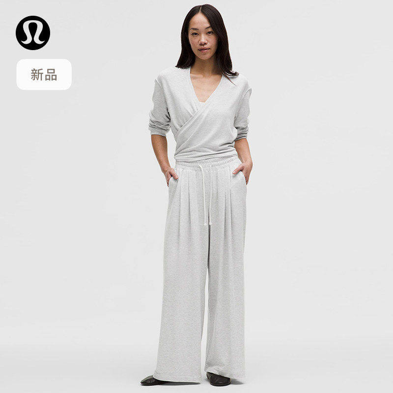 BeCalm女士高腰褶饰加宽图片