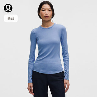 Hold Tight 女士紧身剪裁长袖 T 恤丨lululemon丨LW3FTFS