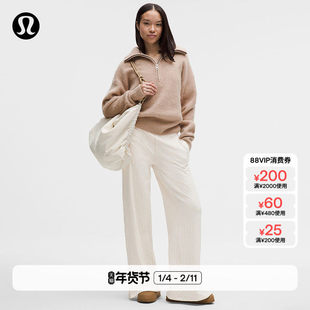 Engineered Warmth 女士运动绞花针织长裤丨lululemon丨LW5GXUA