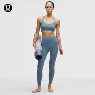 Groove 女士运动高腰罗纹拼接紧身裤 24 丨lululemon丨LW5HHJA